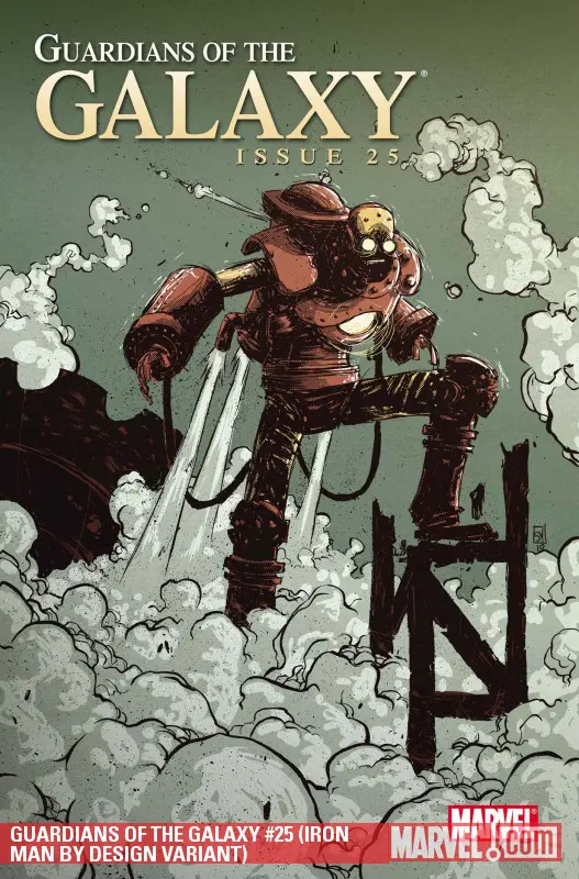 Guardians of the Galaxy (2008) #25 (IRON MAN BY DESIGN VARIANT)