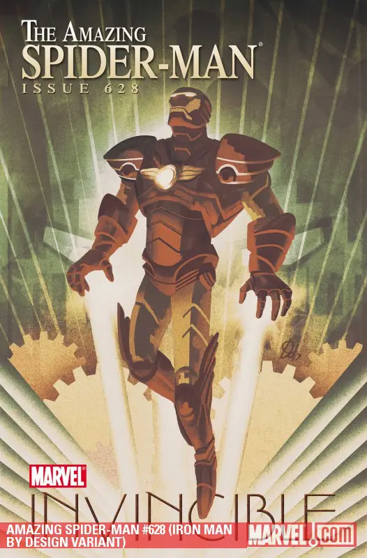Amazing Spider-Man (1999) #628 (IRON MAN BY DESIGN VARIANT)