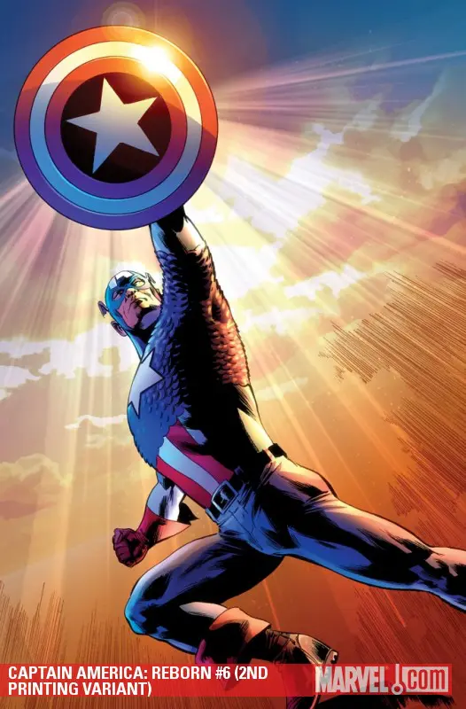 Captain America: Reborn (2009) #6 (2ND PRINTING VARIANT)