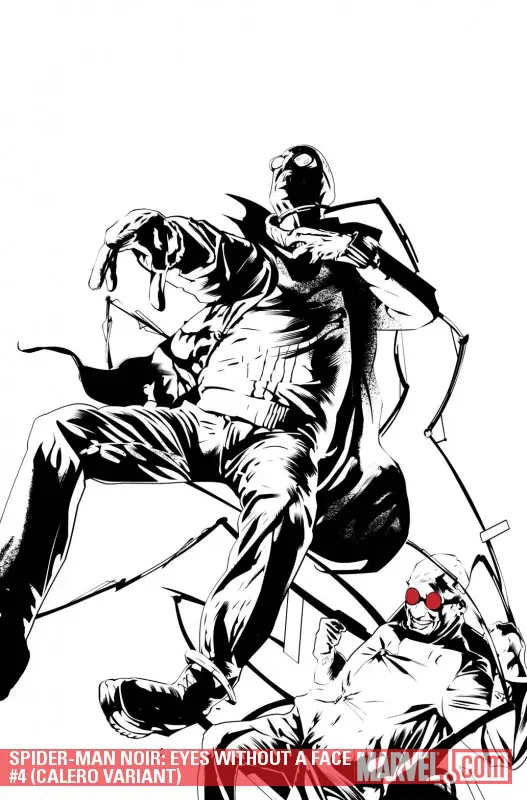 Spider-Man Noir: Eyes Without a Face (2009) #4 (CALERO VARIANT)