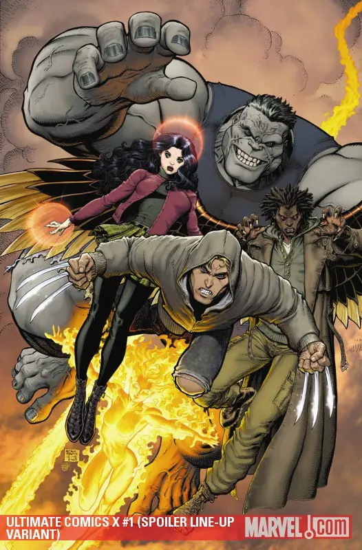 Ultimate Comics X (2010) #1 (SPOILER LINE-UP VARIANT)
