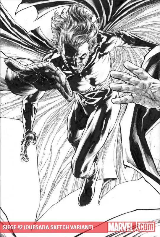 Siege (2009) #2 (QUESADA SKETCH VARIANT)