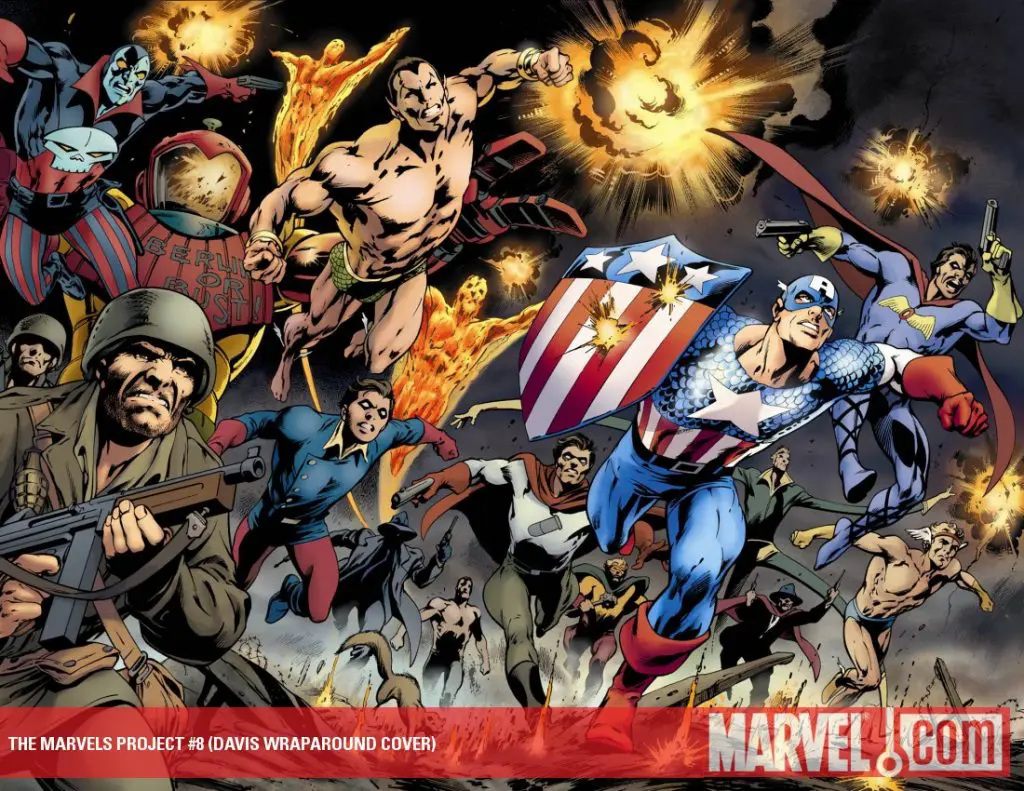 The Marvels Project (2009) #8 (DAVIS WRAPAROUND COVER)
