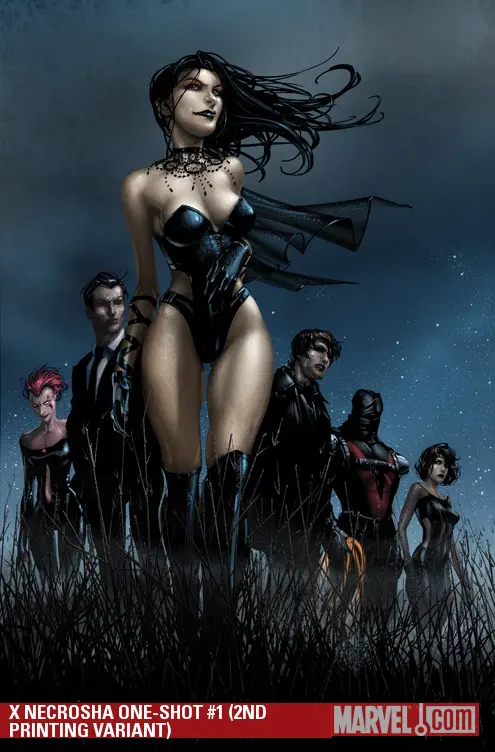 X Necrosha (2009) #1 (2ND PRINTING VARIANT)