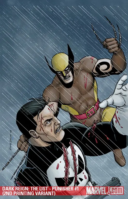 Dark Reign: The List - Punisher (2009) #1 (2ND PRINTING VARIANT)