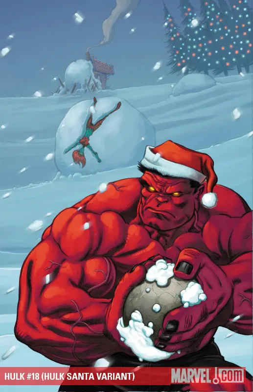 Hulk (2008) #18 (HULK SANTA VARIANT)