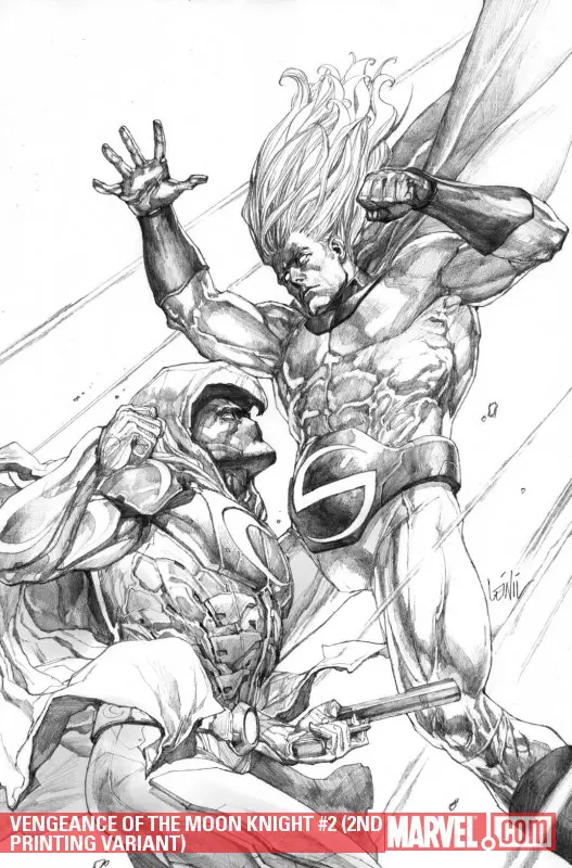 Vengeance of the Moon Knight (2009) #2 (2ND PRINTING VARIANT)