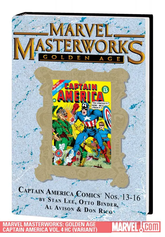 Marvel Masterworks: Golden Age Captain America Vol. 4 (Variant) (Hardcover)