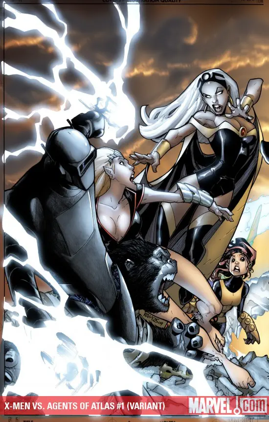 X-Men Vs. Agents of Atlas (2009) #1 (VARIANT)