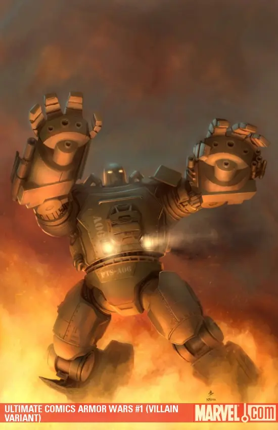 Ultimate Armor Wars (2009) #1 (VILLAIN VARIANT)