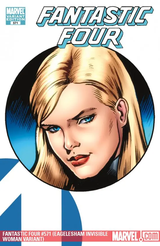 Fantastic Four (1998) #571 (EAGELESHAM INVISIBLE WOMAN VARIANT)