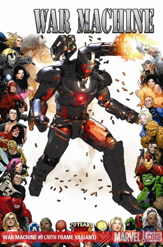War Machine (2008) #9 (70TH FRAME VARIANT)