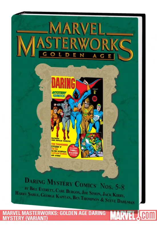 Marvel Masterworks: Golden Age Daring Mystery Vol. 2 (Variant) (Hardcover)