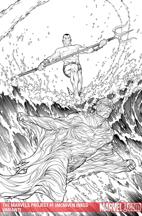The Marvels Project (2009) #1 (MCNIVEN INKED VARIANT)