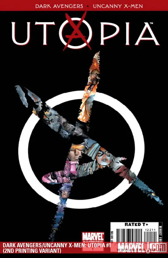 DARK AVENGERS/UNCANNY X-MEN: UTOPIA 1 (2009) #1 (2ND PRINTING VARIANT)