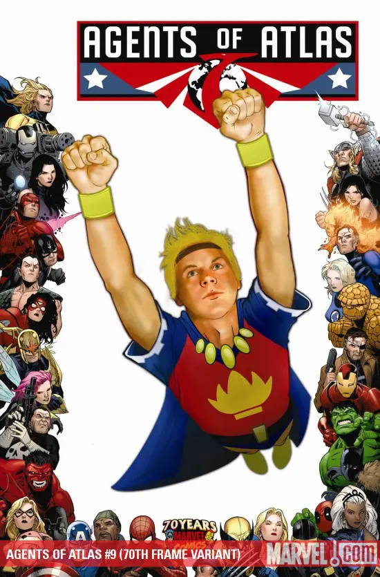 Agents of Atlas (2009) #9 (70TH FRAME VARIANT)