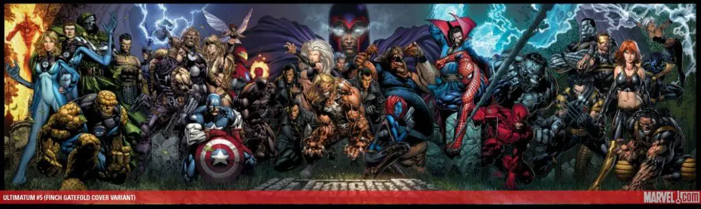 Ultimatum (2008) #5 (FINCH GATEFOLD COVER VARIANT)