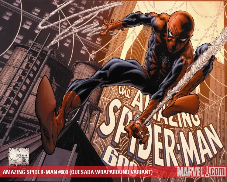 Amazing Spider-Man (1999) #600 (QUESADA WRAPAROUND VARIANT)