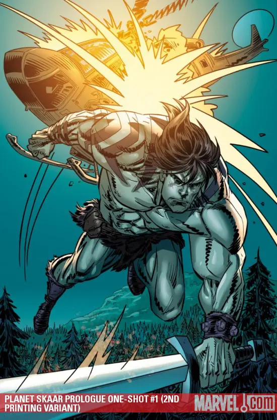 PLANET SKAAR PROLOGUE 1 (2009) #1 (2ND PRINTING VARIANT)