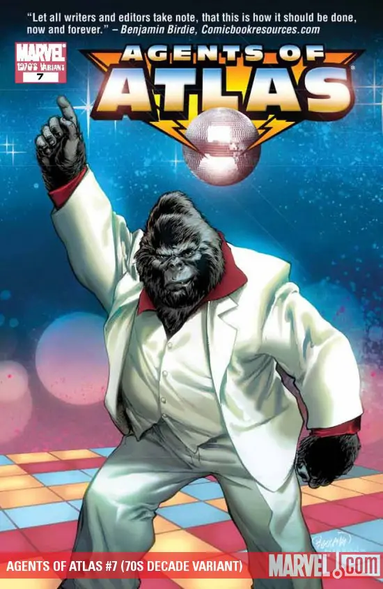 Agents of Atlas (2009) #7 (70S DECADE VARIANT)