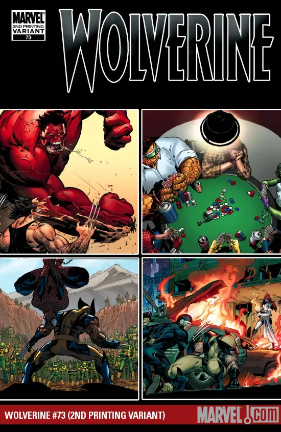 Wolverine (2003) #73 (2ND PRINTING VARIANT)