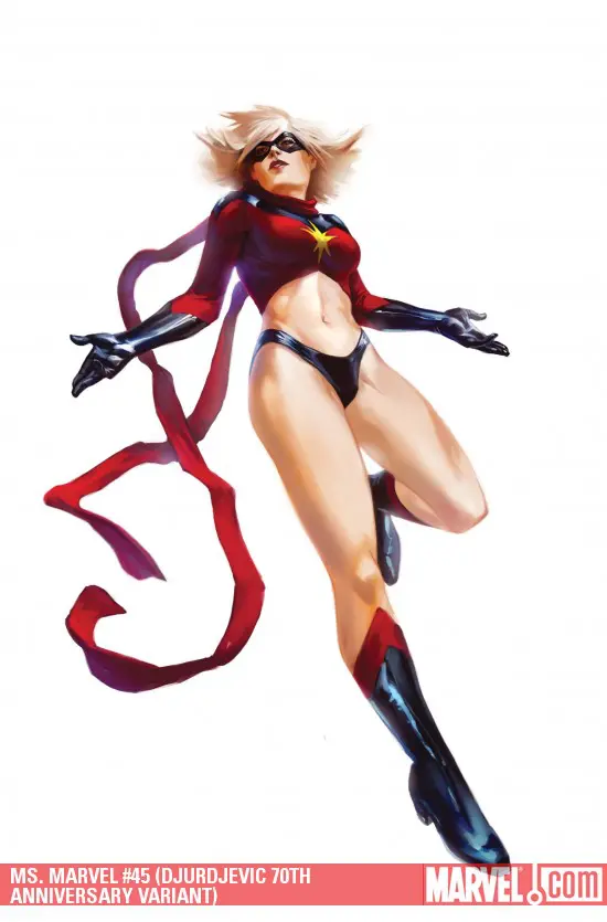 Ms. Marvel (2006) #45 (DJURDJEVIC 70TH ANNIVERSARY VARIANT)