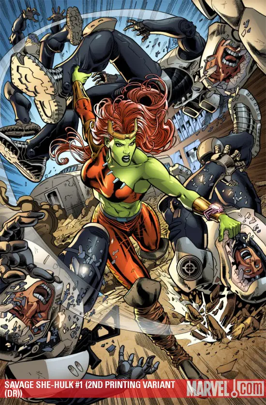Savage She-Hulk (2009) #1 (2ND PRINTING VARIANT)