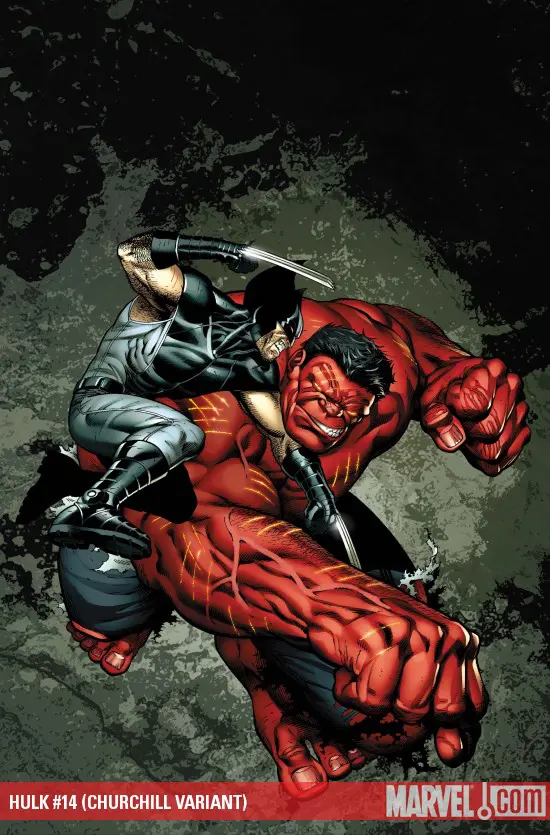 Hulk (2008) #14 (CHURCHILL VARIANT)