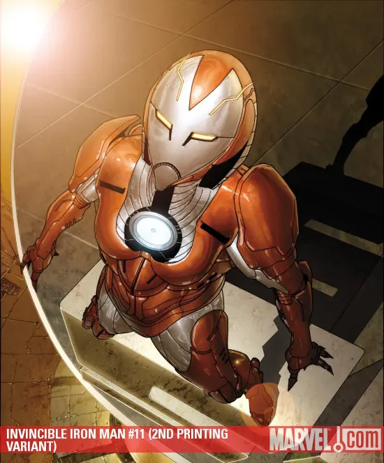 Invincible Iron Man (2008) #11 (2ND PRINTING VARIANT)