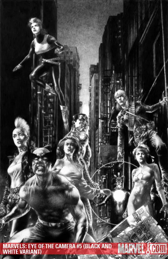 Marvels: Eye of the Camera (2008) #5 (BLACK AND WHITE VARIANT)