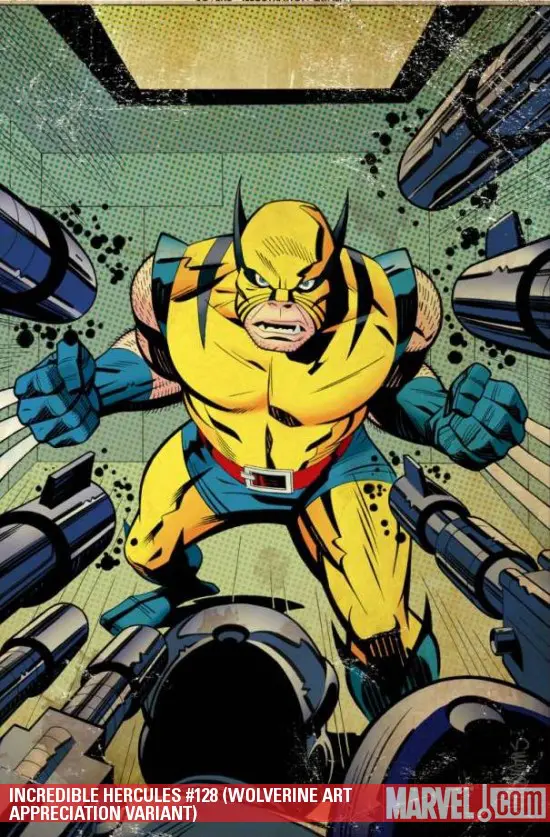 Incredible Hercules (2008) #128 (WOLVERINE ART VARIANT)