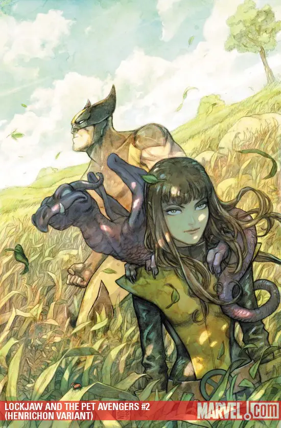 Lockjaw and the Pet Avengers (2009) #2 (Henrichon variant)