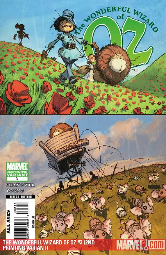 The Wonderful Wizard of Oz (2008) #3 (2nd Printing Variant)