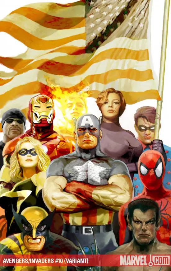 Avengers/Invaders (2008) #10 (Variant A)