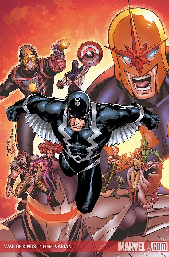 War of Kings (2009) #1 (LIM (WOK, 50/50 COVER))