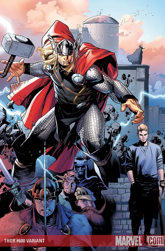 Thor (2007) #600 (DELL'OTTO WRAPAROUND VARIANT)