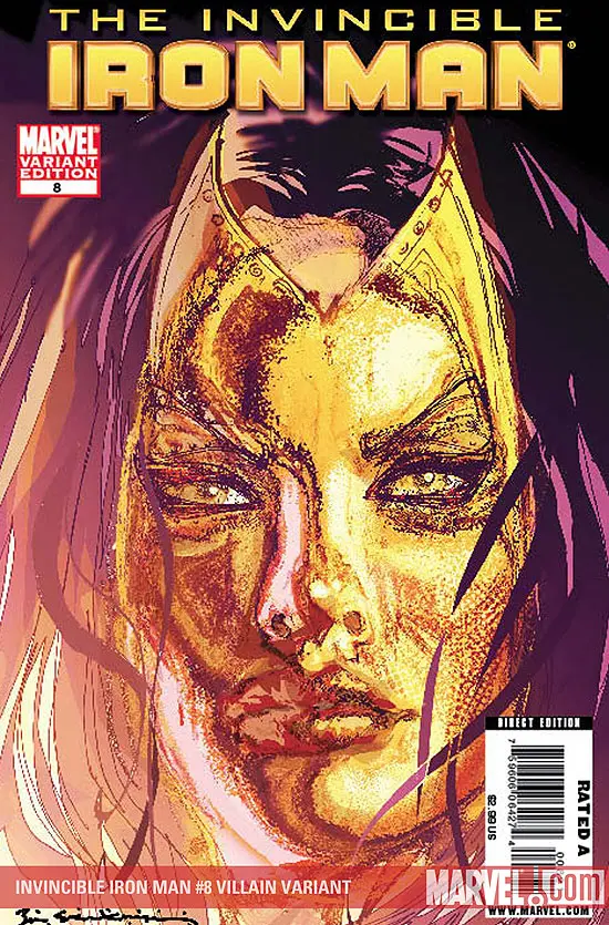 Invincible Iron Man (2008) #8 (VILLAIN VARIANT)