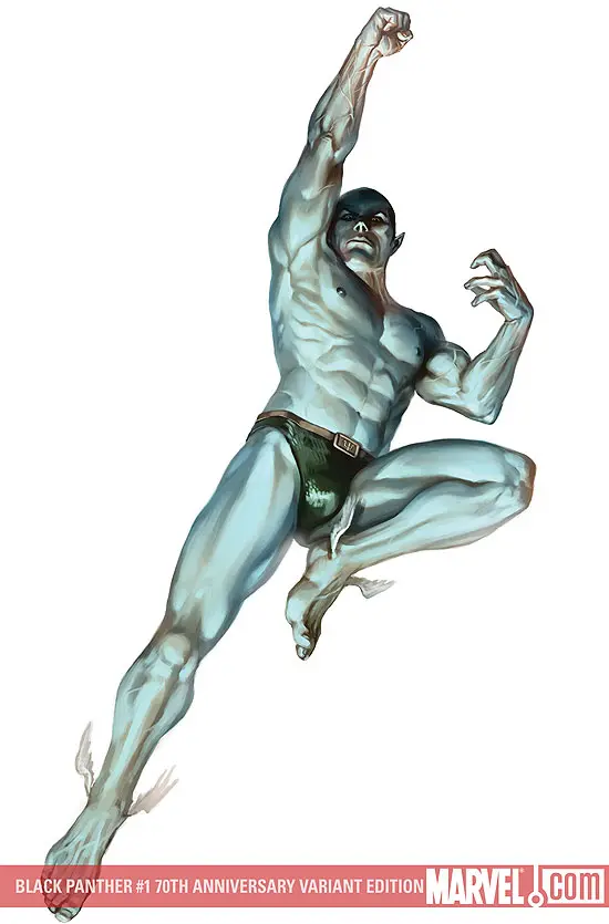 Black Panther (2009) #1 (DJURDJEVIC 70TH ANNIVERSARY VARIANT)