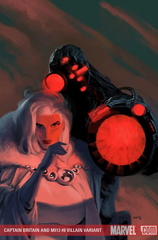 Captain Britain and MI: 13 (2008) #8 (Variant)