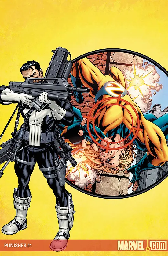 Punisher (2009) #1 (MCKONE (DR, 50/50 COVER))