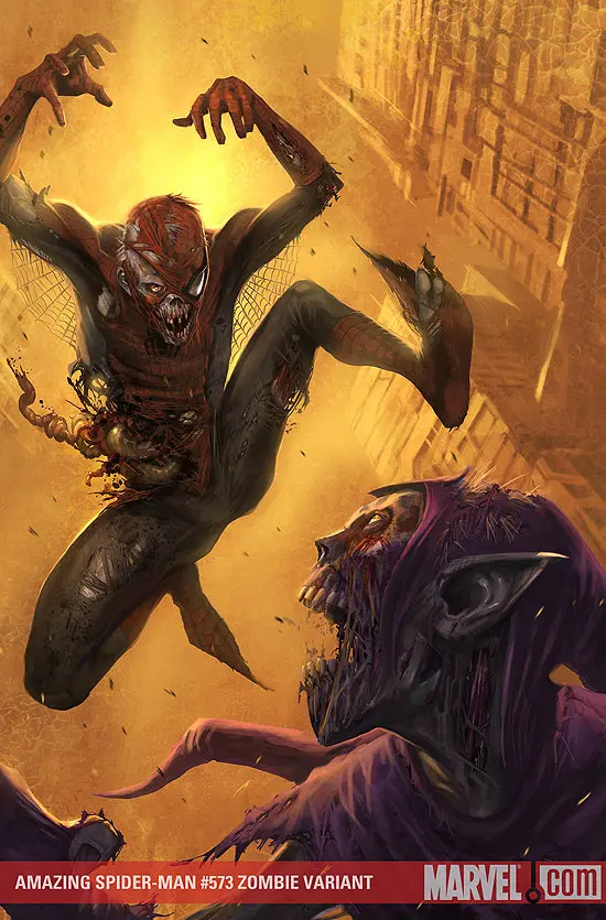 Amazing Spider-Man (1999) #573 (ZOMBIE VARIANT (1 FOR 10))