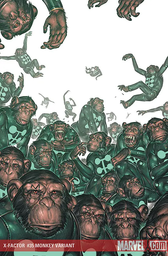 X-Factor (2005) #35 (MONKEY VARIANT (1 FOR 10))