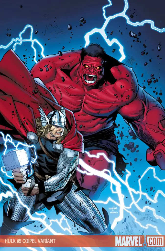 Hulk (2008) #5 (COIPEL (50/50 COVER))