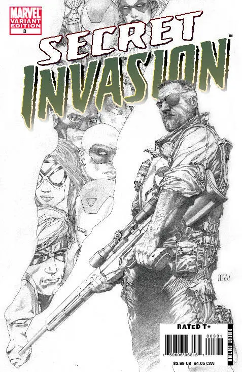 Secret Invasion (2008) #3 (SKETCH VARIANT)