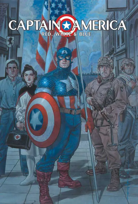 CAPTAIN AMERICA: RED, WHITE AND BLUE (Hardcover)