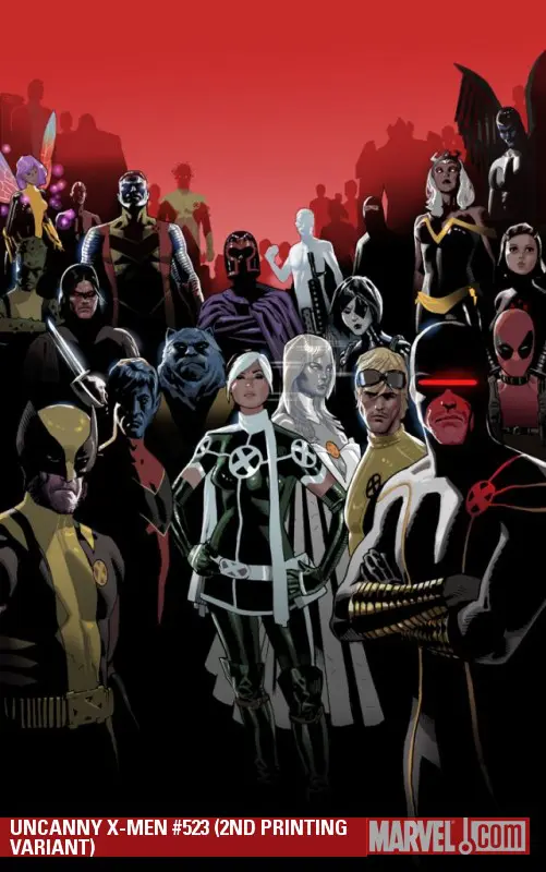 Uncanny X-Men (1963) #523 (2ND PRINTING VARIANT)