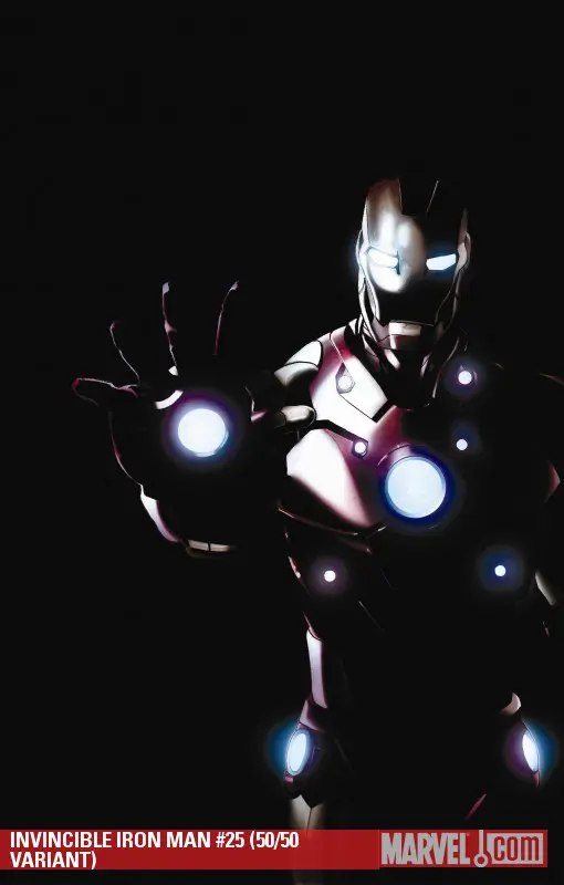 Invincible Iron Man (2008) #25 (50/50 VARIANT)