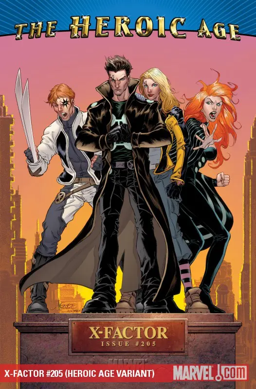 X-Factor (2005) #205 (HEROIC AGE VARIANT)