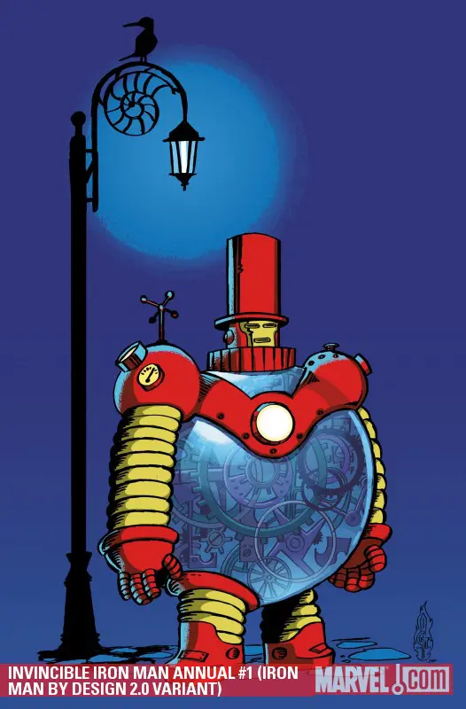 Invincible Iron Man Annual (2010) #1 (IRON MAN BY DESIGN 2.0 VARIANT)