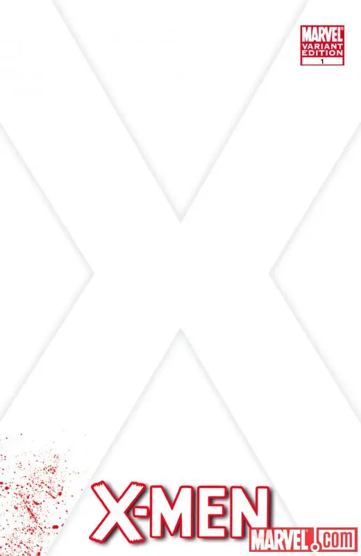 X-Men (2010) #1 (BLANK COVER VARIANT)